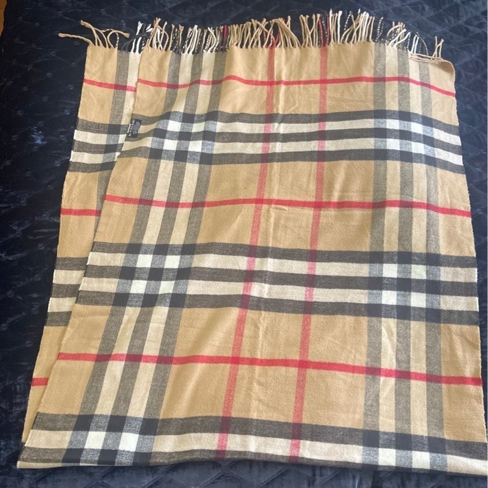 Authentic Burberry cashmere scarf